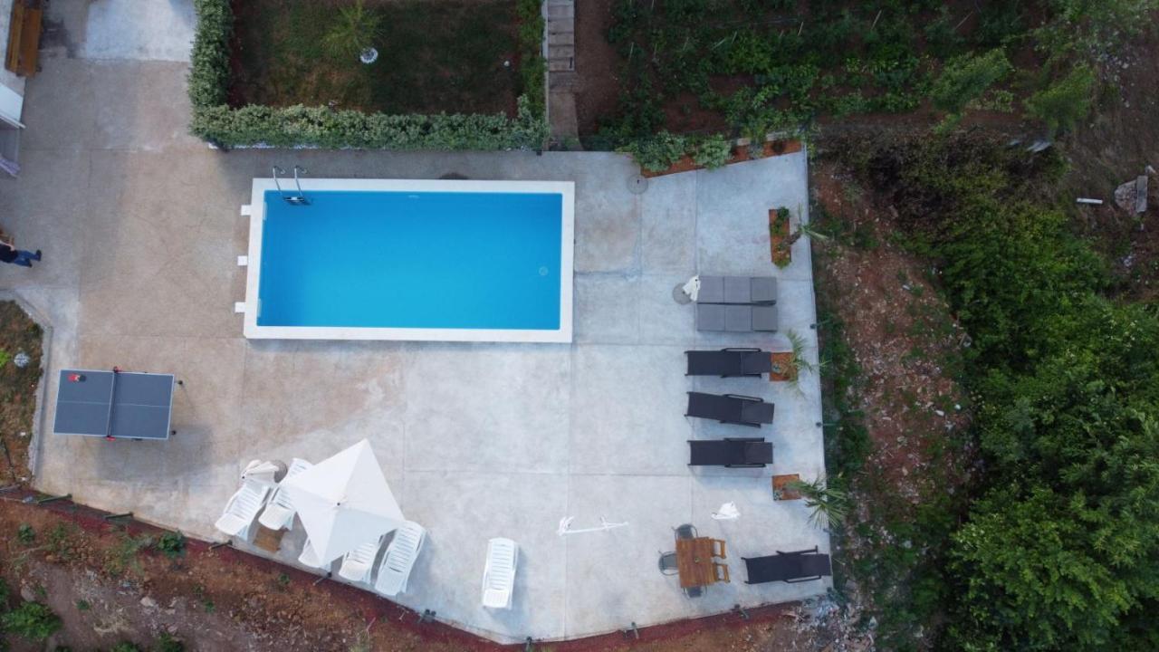 Apartments Nika With Swimming Pool And Beautiful Sea View Dobrec Exterior photo